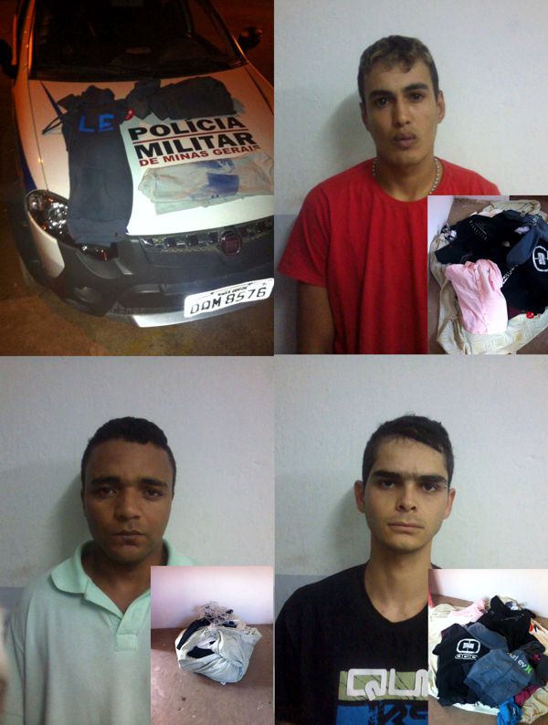 Polícia prende autores do arrombamento da loja “Tribo Urbana” no centro de Divinópolis arrombamento presos